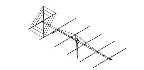 Maco flat-6 6-element v,h beam antenna.