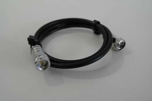1m ultra flex 7 patch lead pl-259 to n type