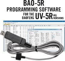 BAO-5R Programming Software and USB-K4Y cable for the Baofeng/Pofung UV-5R and UV-5RA