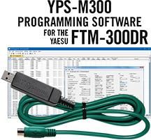 Yps-m300 programming software and usb-77 cable for the yaesu ftm-300dr