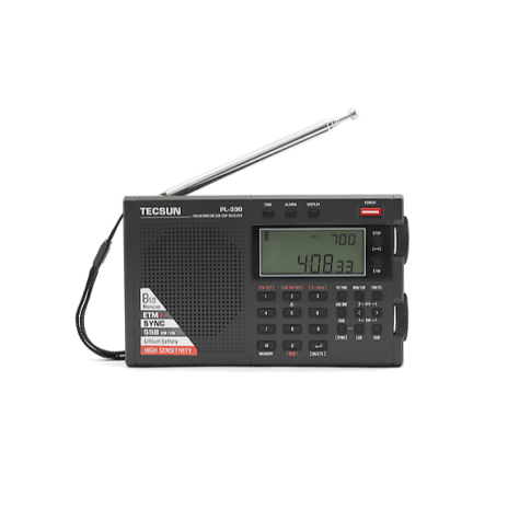 Tecsun Pl-360 Radio Digital PLL Portable Radio FM Stereo/LW/SW/MW DSP Receiver Black 