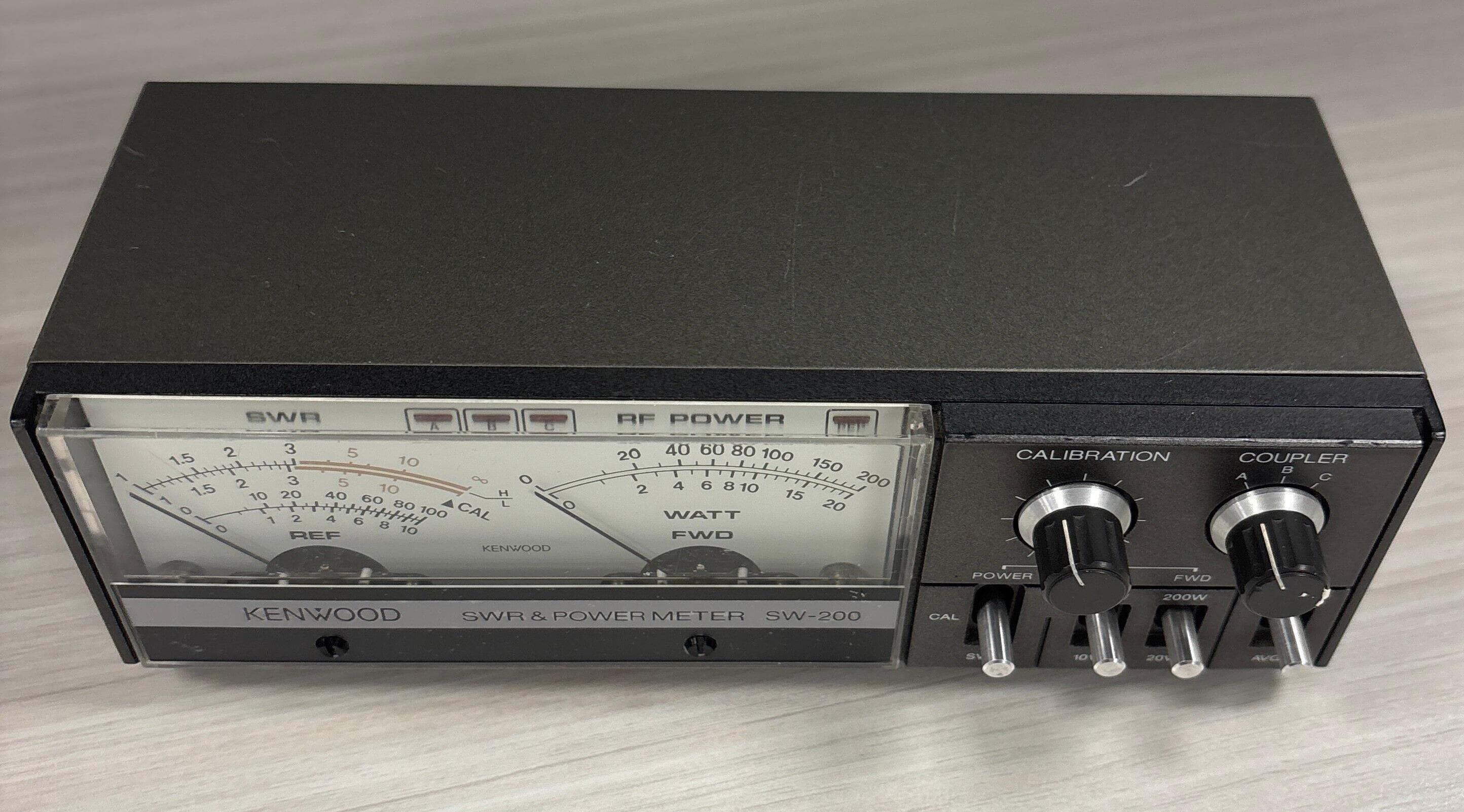 アマチュア無線用　SWR／POWER計　ケンウッド　SW-200 アマチュア無線用 SWR／POWER計 ケンウッド SW-200 - メルカリ
