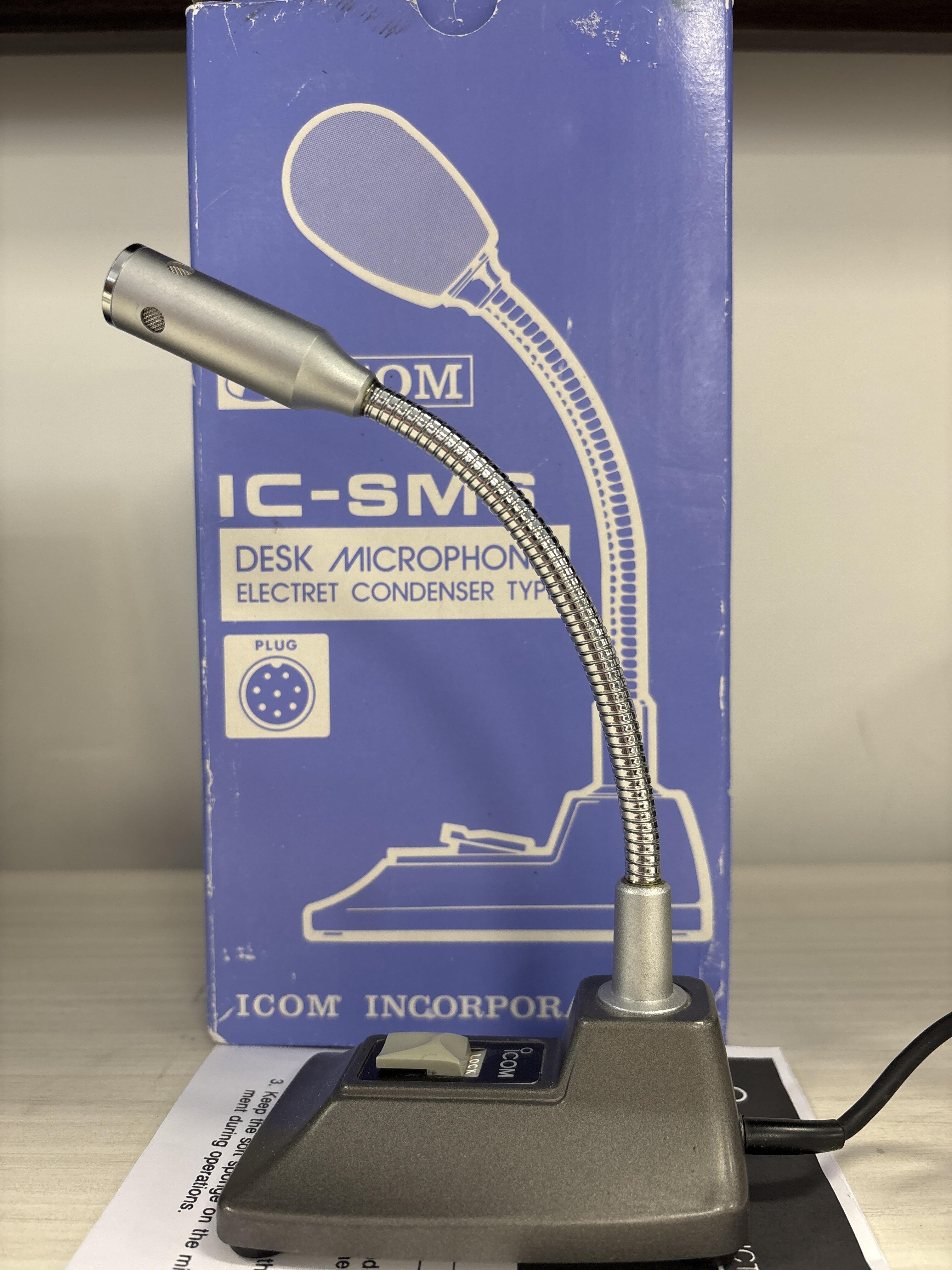 Second Hand Icom IC-SM6 Base Microphone is a high-quality electret