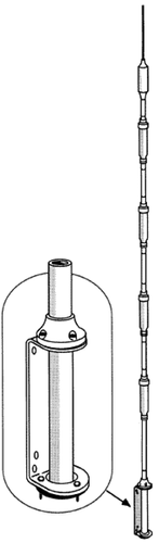 HUSTLER 6-BTV Multi-Band HF Vertical Antenna (10–80m, 1.5kW, 24ft)