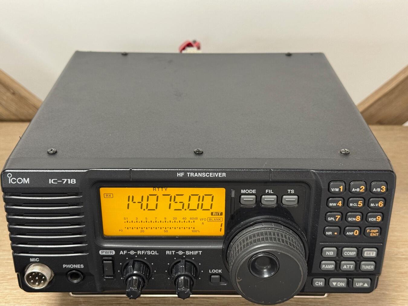Second Hand Icom IC-718 HF Transceiver | HF Amateur Radio | Radioworld UK