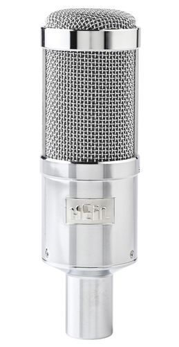 Heil Sound PR-40 Chrome Microphone front view