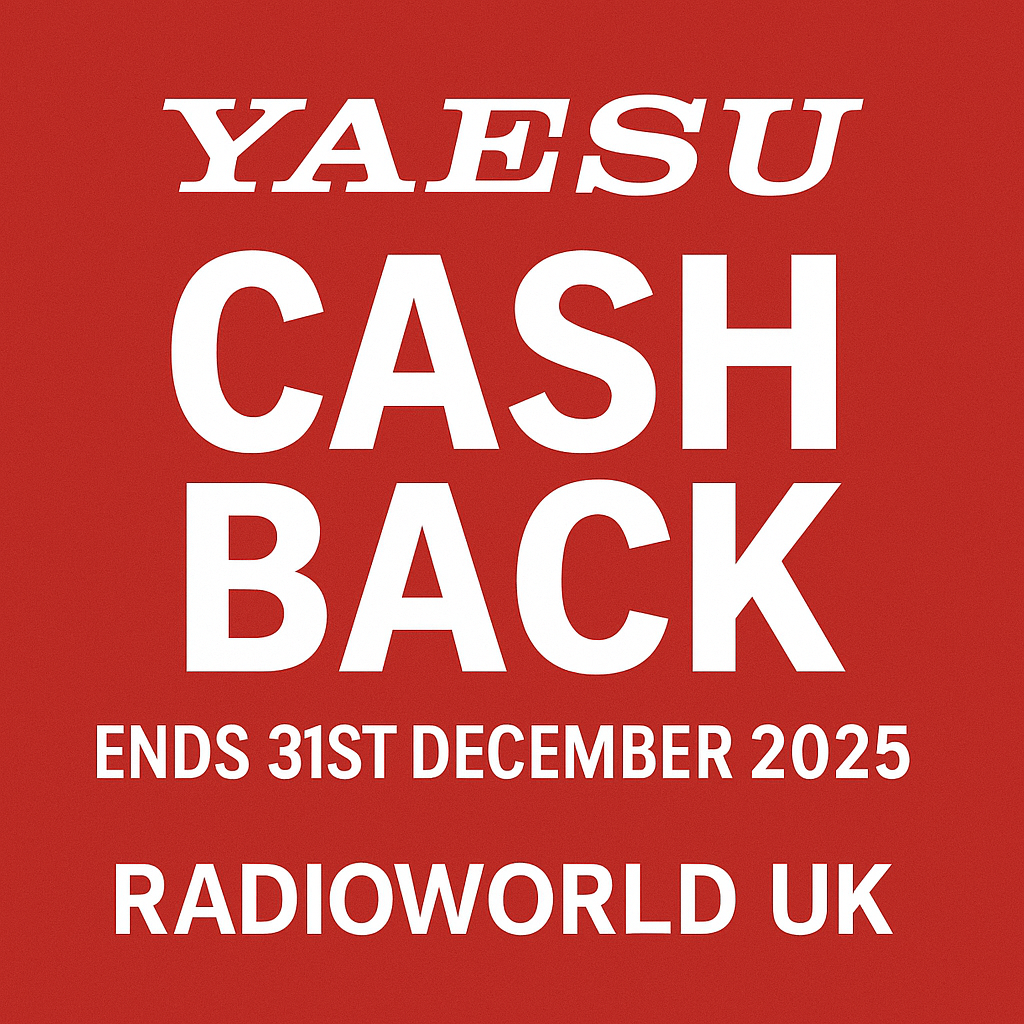Yaesu Cashback Offer – Ends 31st Dec 2025