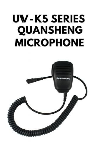 Quansheng microphone for UV‑K5, UV‑K5(8), TK‑11(8) radios, branded for Radioworld UK