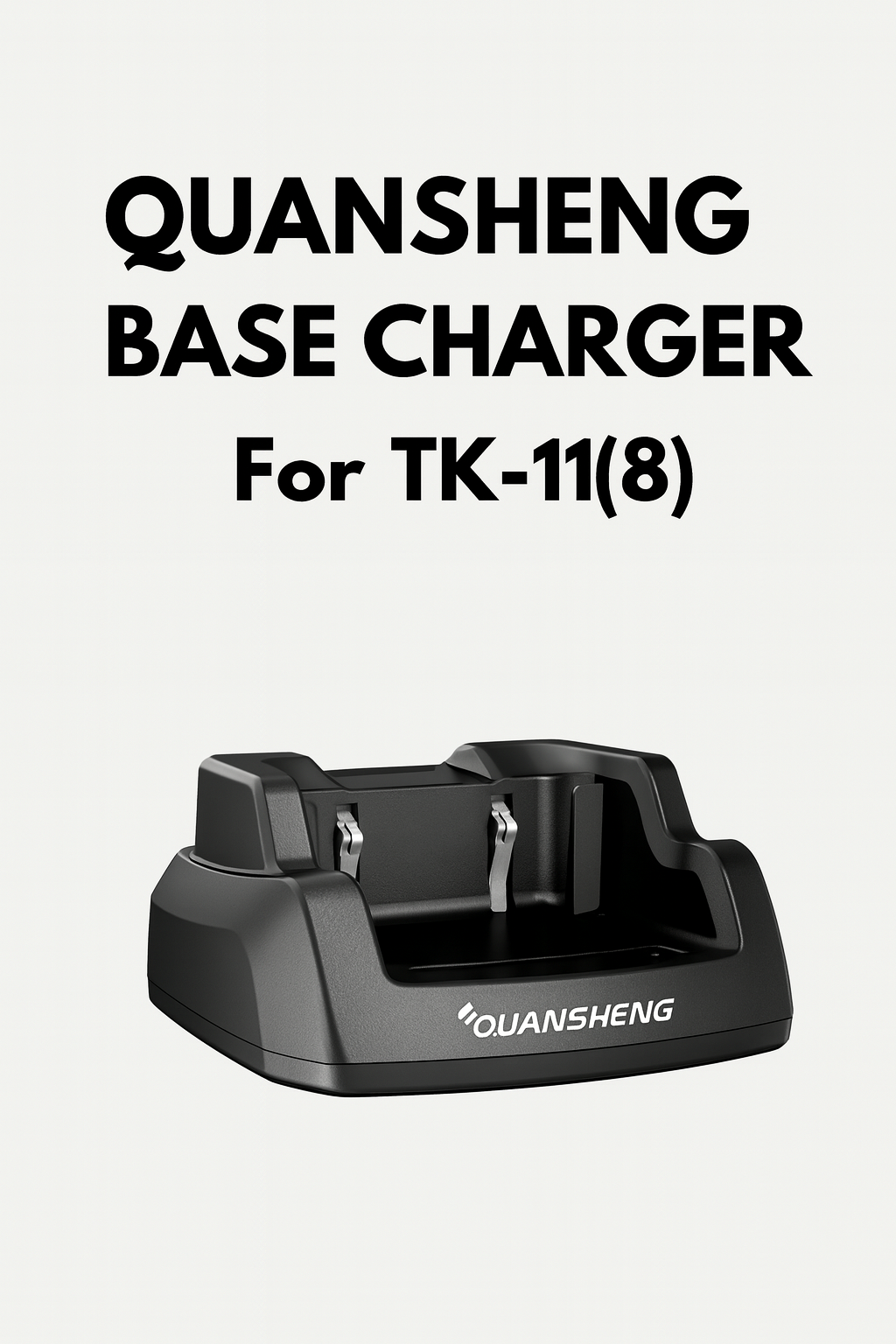 QUANSHENG TK‑11(8) Base Charger Cradle for Handheld Radio - Radioworld UK