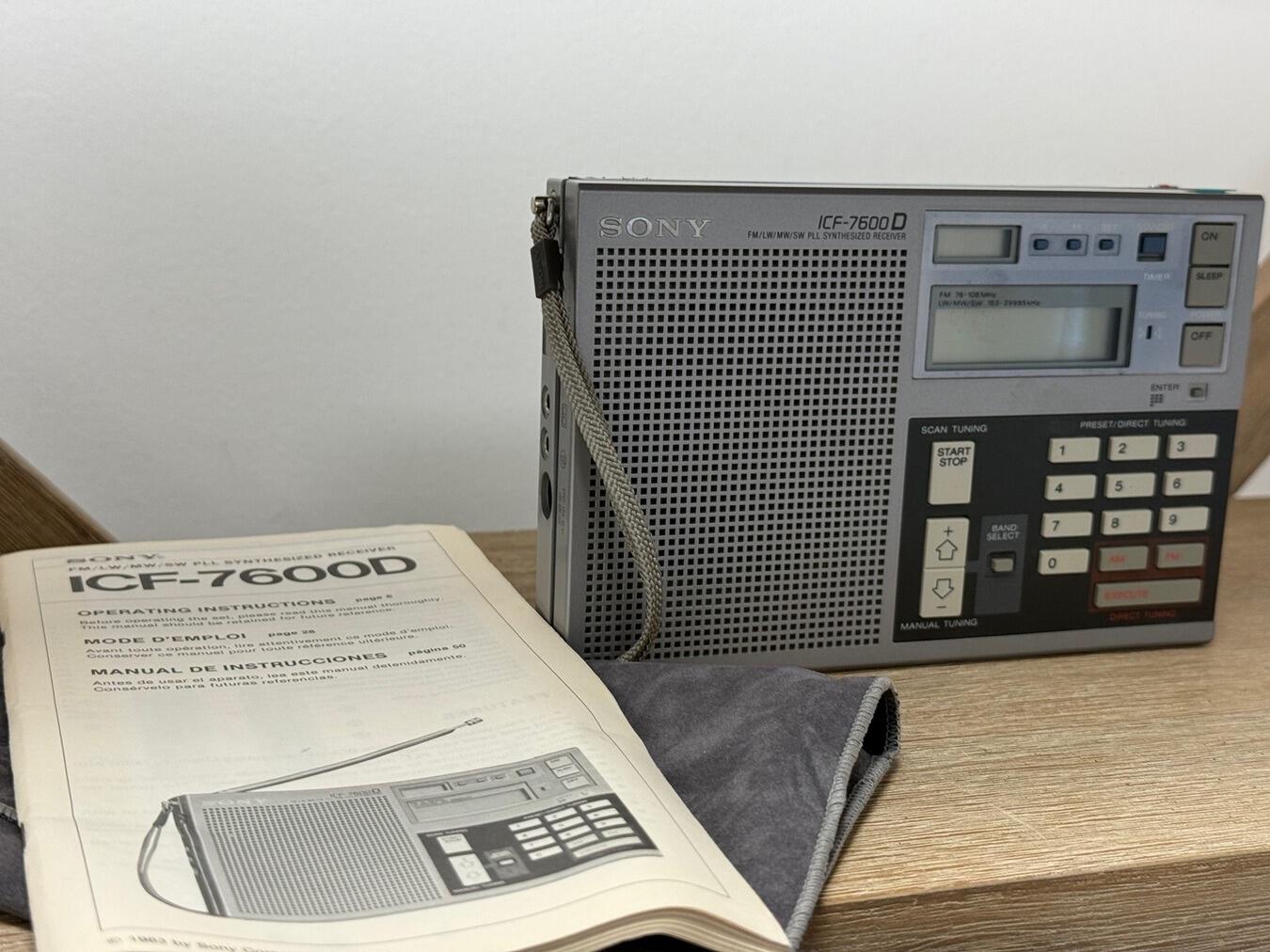 Sony ICF-7600D Weltempfänger 1983, defekt | Kaufen auf Sony ICF-7600D Weltempfänger 1983, defekt | Kaufen auf