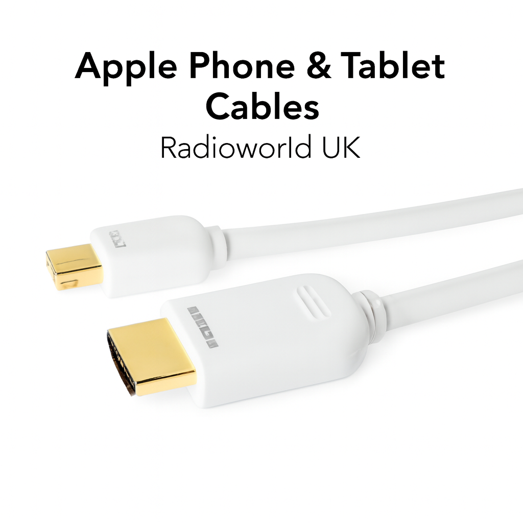 Apple Phone & iPad Cables | Lightning & USB | Radioworld UK