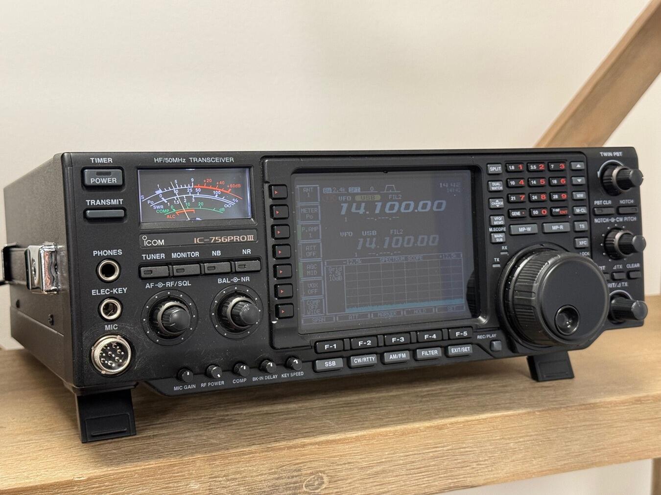 Second Hand Icom IC-756PROIII HF/50MHz Transceiver – High