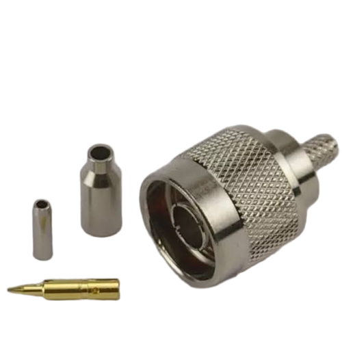NPCR174 N‑Plug for RG‑174 RG‑316 crimp and solder connection – Radioworld UK