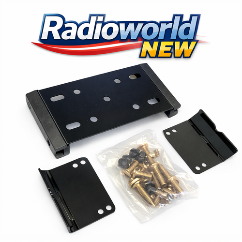 Radioworld NEW Yaesu FTM-400 Holder Bracket RA143450A mounting kit with screws and metal plates