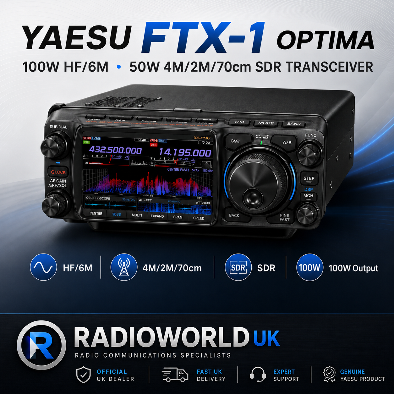 Yaesu UK radio transceiver - Radioworld UK