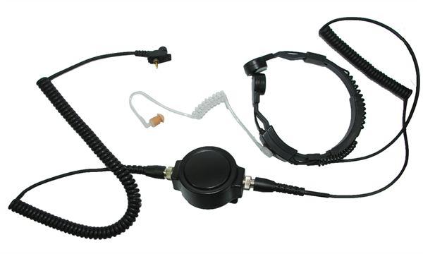 LGR-32M9 ACOUSTIC TUBE EARPHONE THROAT MIC Motorola MTH650/800