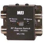 Mfj-1705 rf bypass switch dc - 60 300w