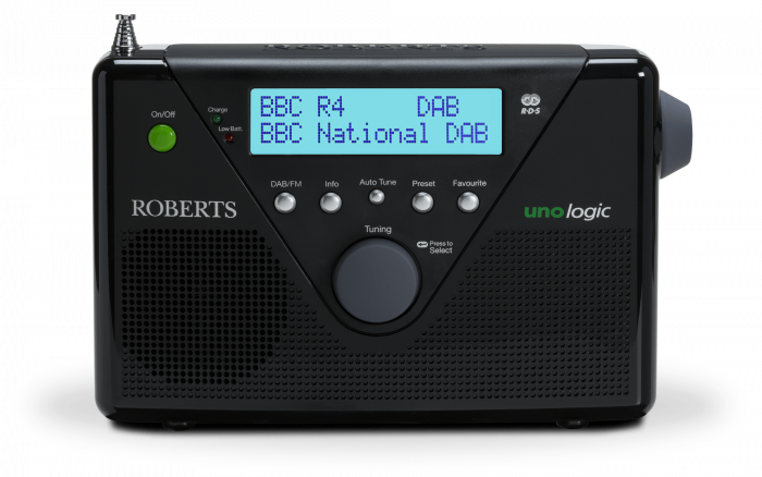 ROBERTS UNOLOGIC - DAB/FM RDS RADIO - BLACK