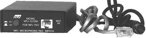 MFJ-1272MX TNC Switch/mic Interface wired for PK-232 8-pin Phone
