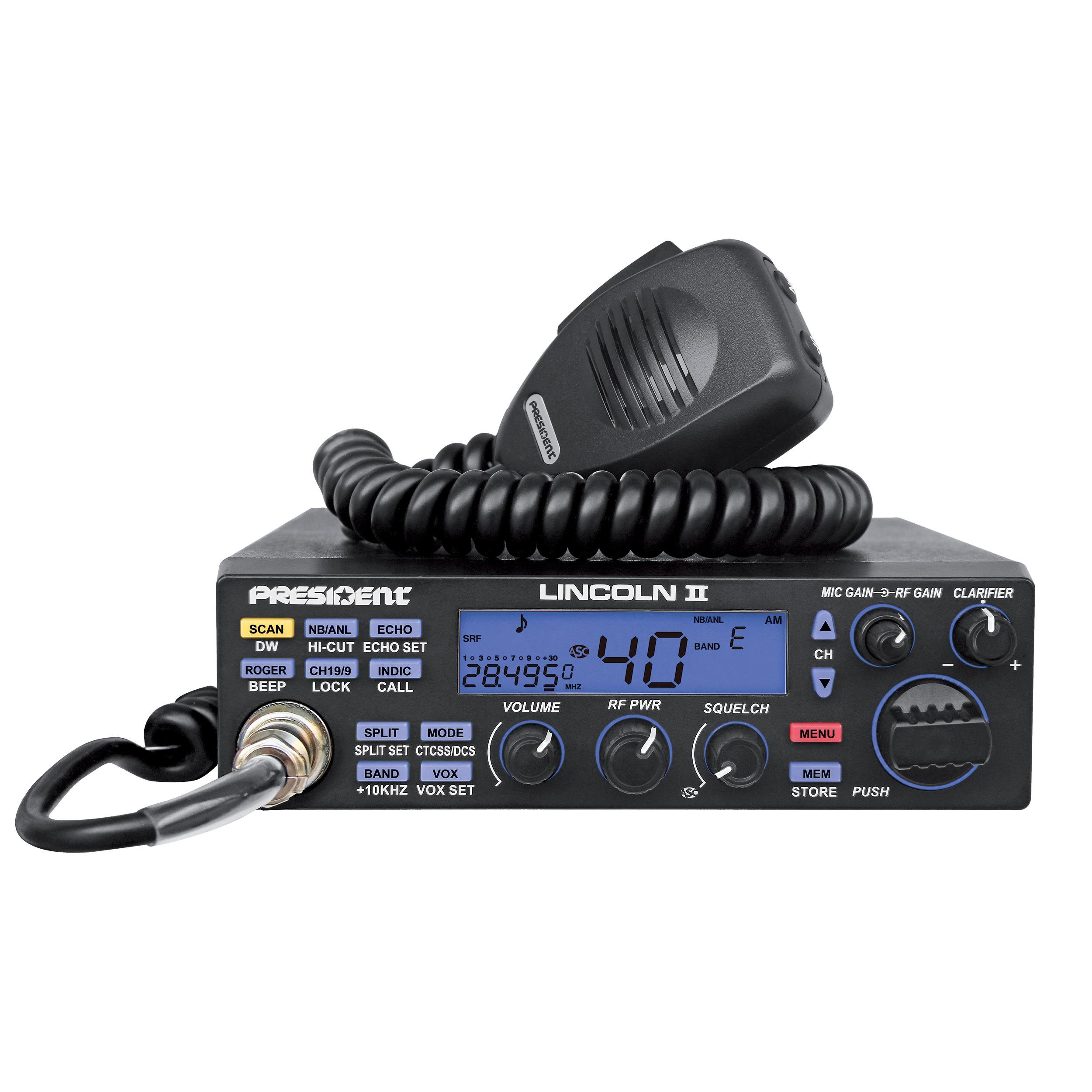 President Lincoln 2 cb radio cheaper Radioworld
