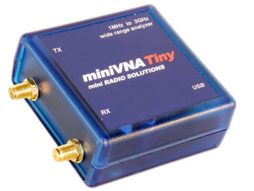 Mini-vna tiny - antenna analyzer up to 3 ghz