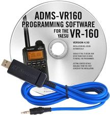 ADMS-VR160 Programming Software and USB-29A for the Yaesu VR-160