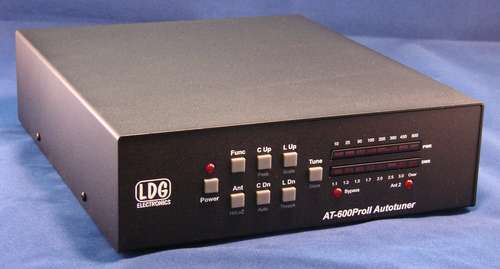 Ldg at-600proii automatic antenna tuner 600 watts ssb.