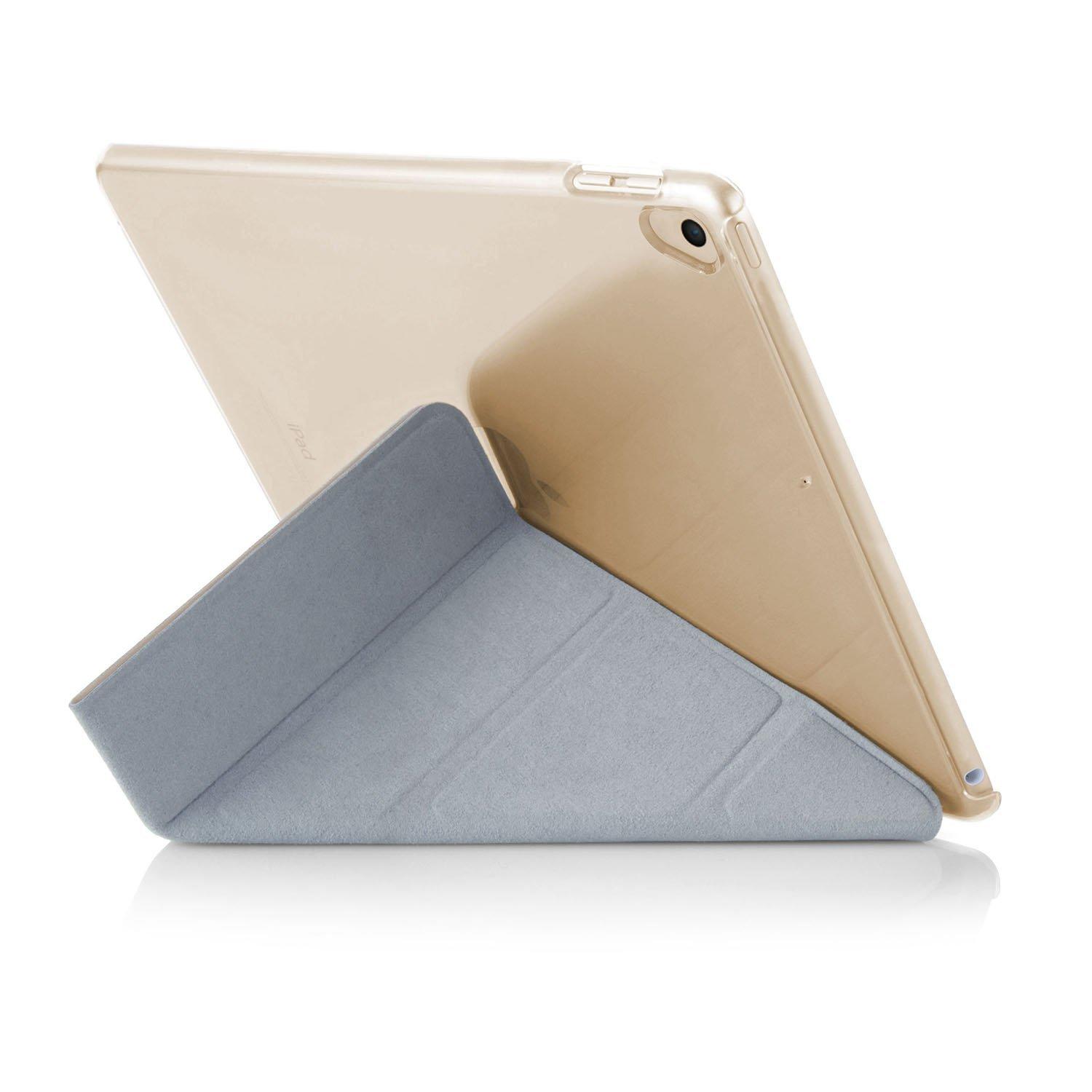 iPad 9.7 Case Origami Champagne Gold & Clear s1