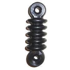 Sharmans Black Ribbed Dogbone Insulator for wire antenna