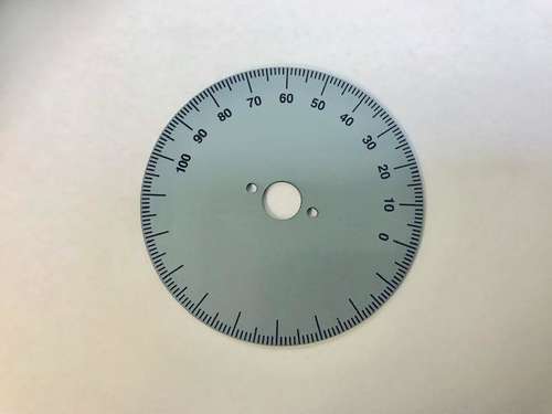 Palstar vernier dial plate (silver)