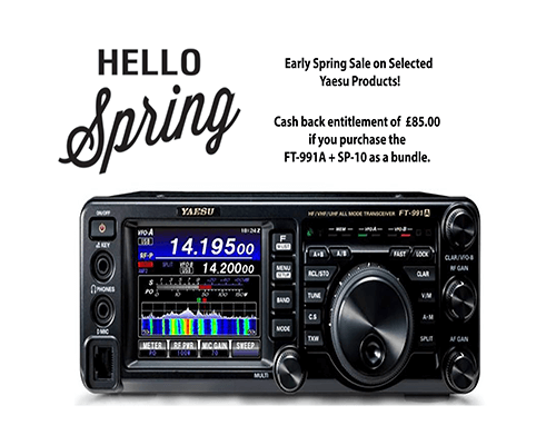 £85.00 Cash back when you buy a FT-991-A and SP-10 Together!