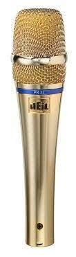 HEIL PR 22 MICROPHONE LOW HANDLING NOISE VOCAL MICROPHONE GOLD