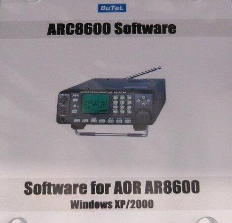 Arc-8600 software is designed for use with the AOR AR8600 ...