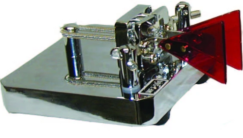 BY-4 Bencher Iambic Paddle Key | Black Base Gold Components