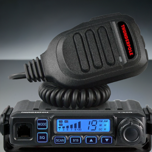 Thunderpole T‑600 Compact CB Radio with Full‑Size Microphone – Radioworld UK