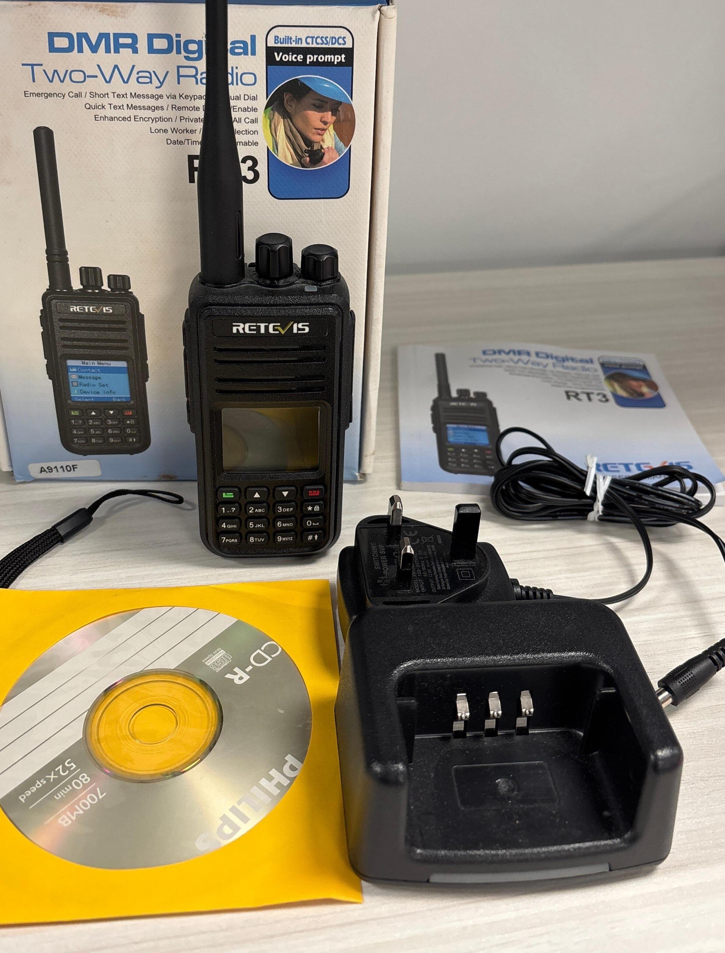 Second Hand Retevis RT3 DMR UHF Handheld Transceiver - Radioworld UK