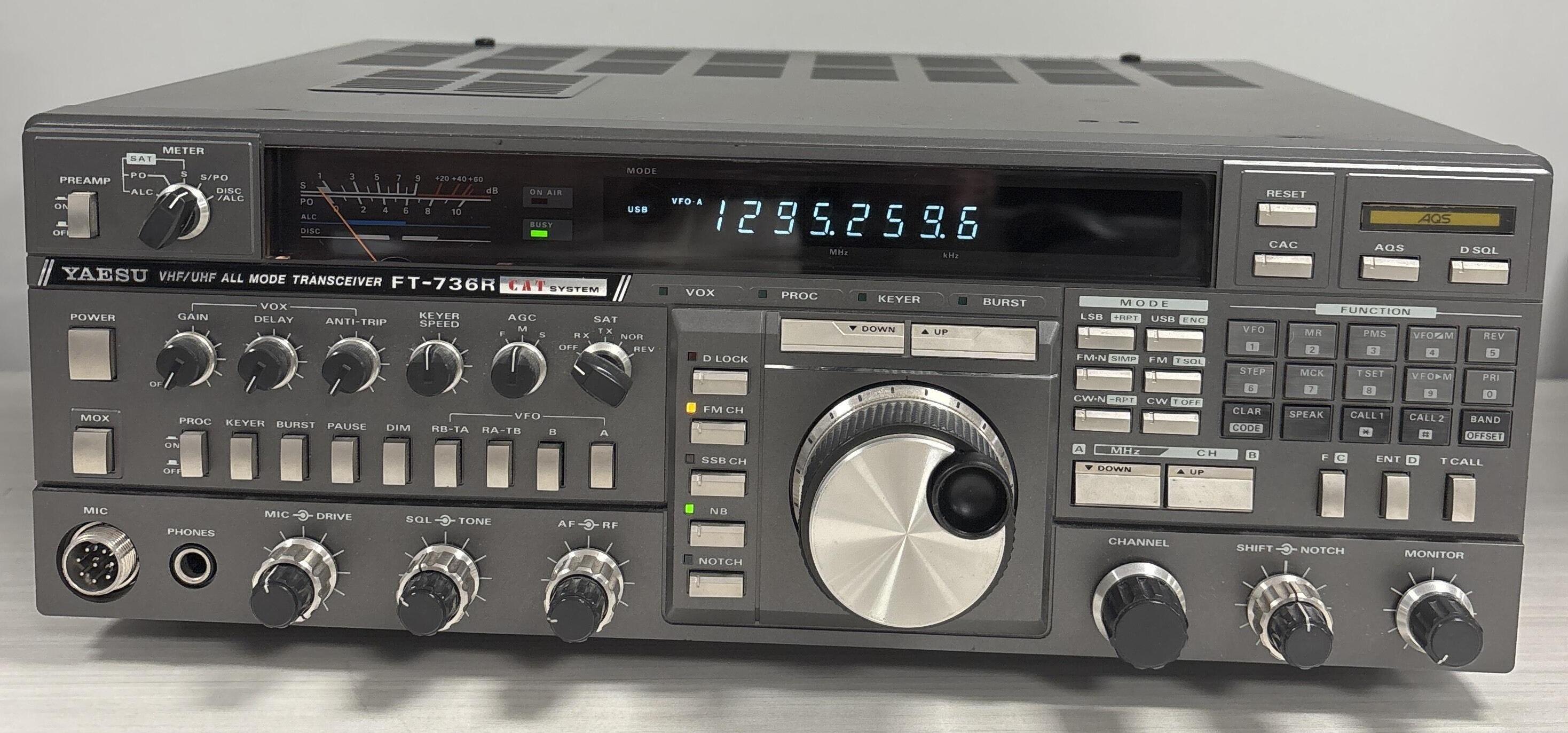 Second Hand Yaesu FT-736R Quad Band Transceiver - Radioworld UK