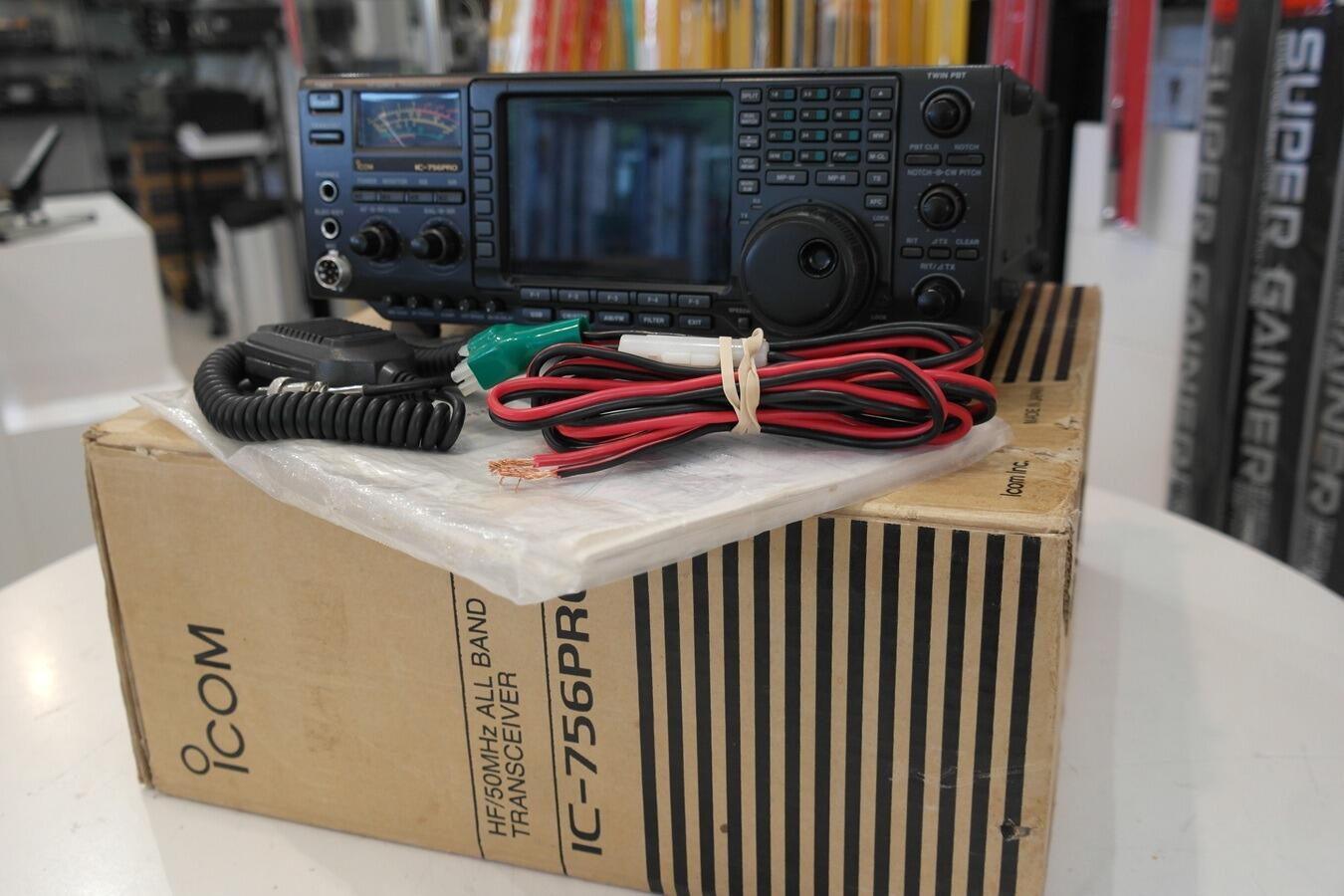 Second Hand Icom IC-756PRO HF/6m Transceiver with Band Scope