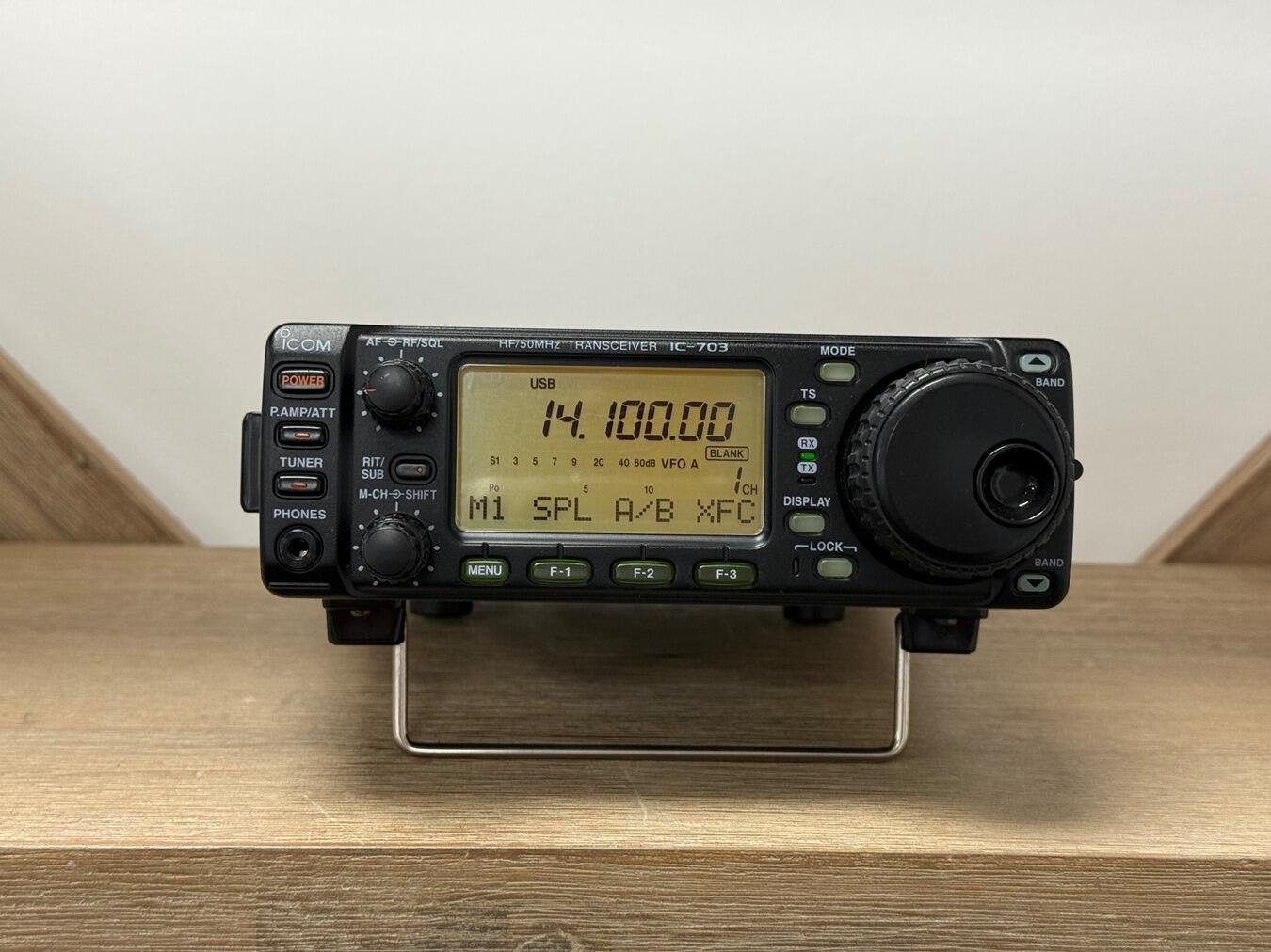 Second Hand Icom IC-703 Plus HF/50MHz All-Mode QRP Transceiver