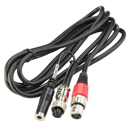 CC-1-XLR-K 3-pin XLR to Kenwood 8-pin round connector close-up