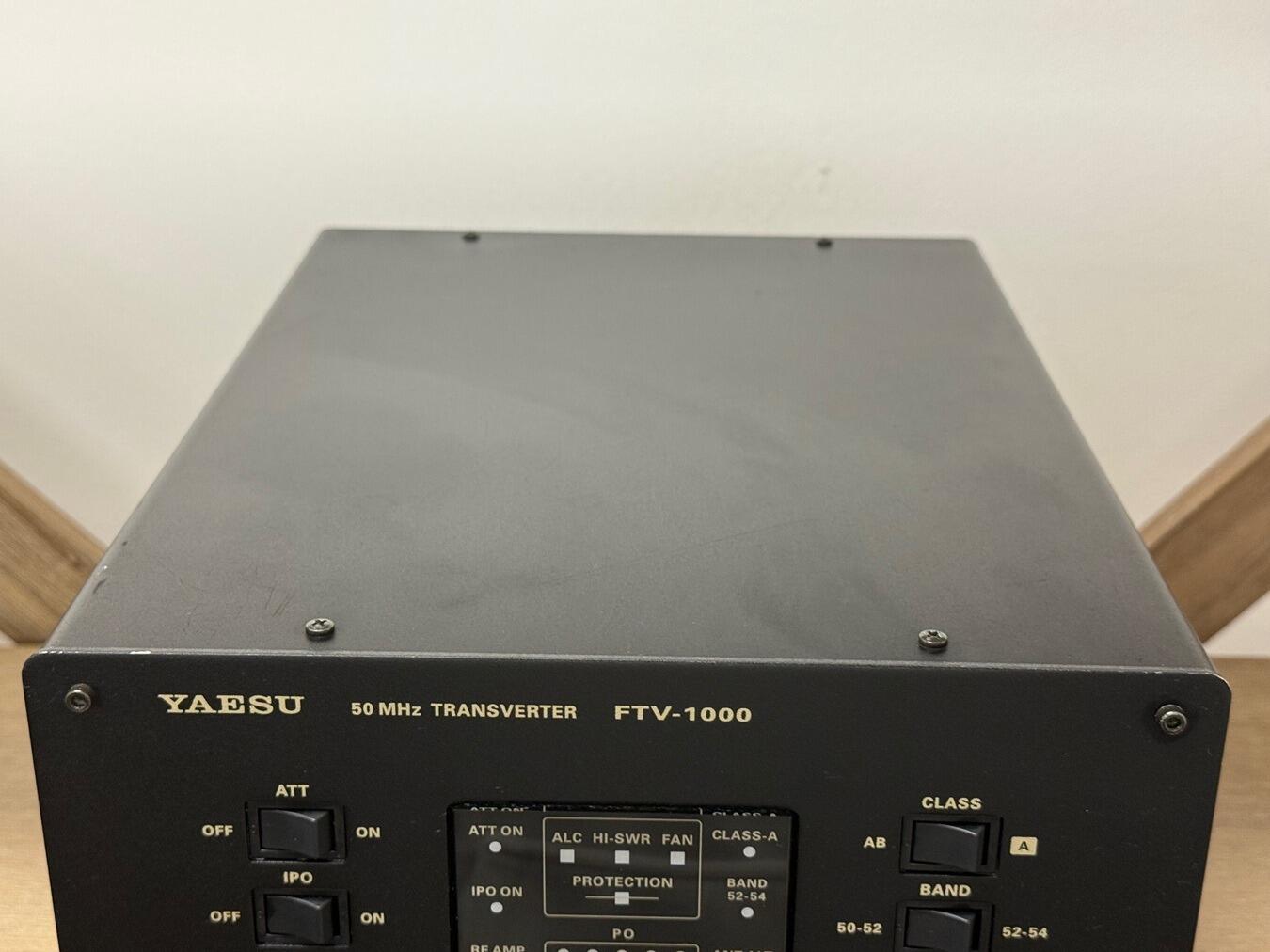 YAESU ☆YAESU FTV-1000 200W 50MHz トランスバーター☆美品☆ FTV