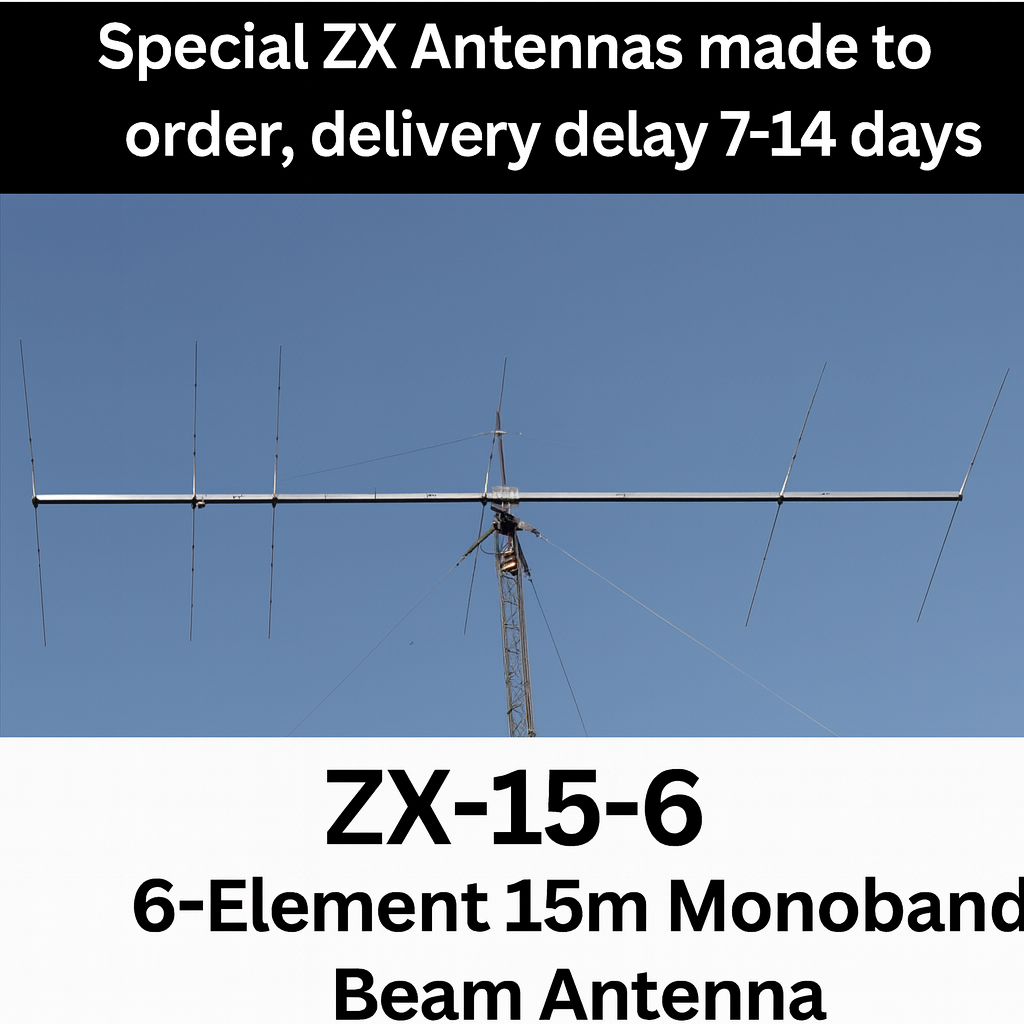 洋書 Non-standard Antennas ZX‑15‑6 6‑Element 15m Monoband Beam – Radioworld UK