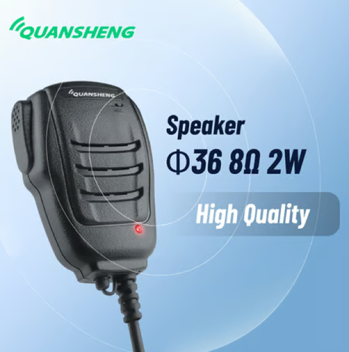 Radioworld UK image of QUANSHENG QS‑3 Speaker Microphone for TK‑11(8) handheld transceiver