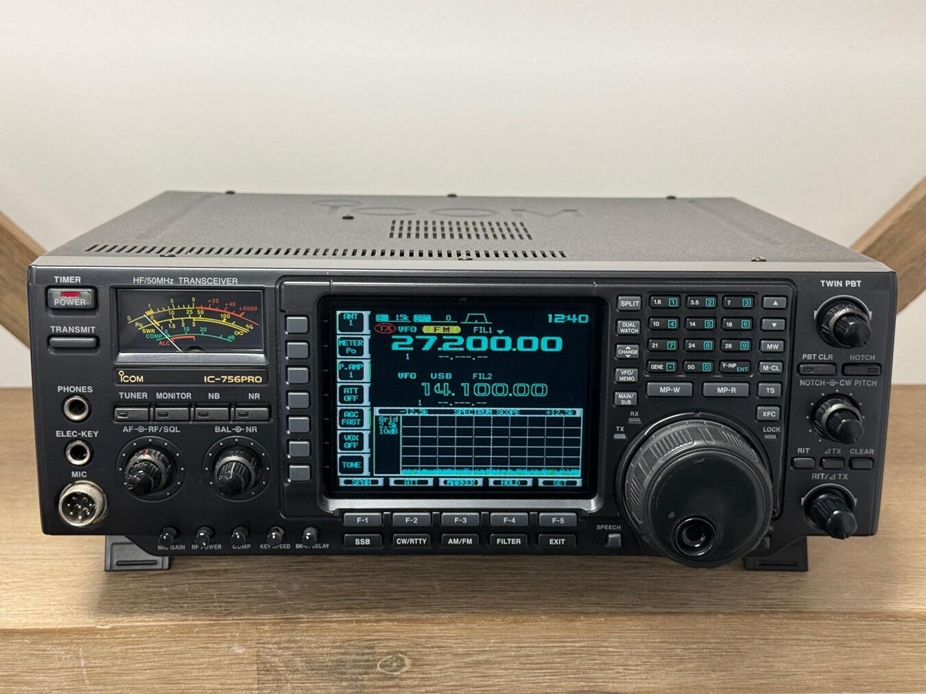 ICOM IC−756PRO ICOM IC-756PRO HF Transceiver Amateur Ham Radio | eBay