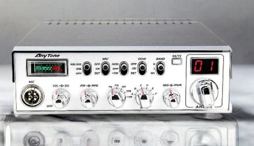 Anytone ARES II 10m mobile transceiver front view – Radioworld UK