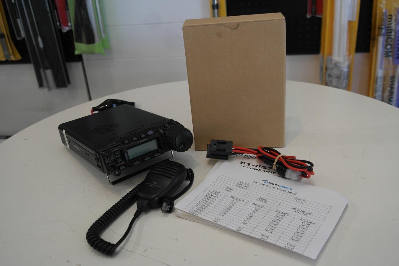 Second Hand Yaesu FT-857D Wide Banded HF/VHF/UHF Transceiver | Boxed