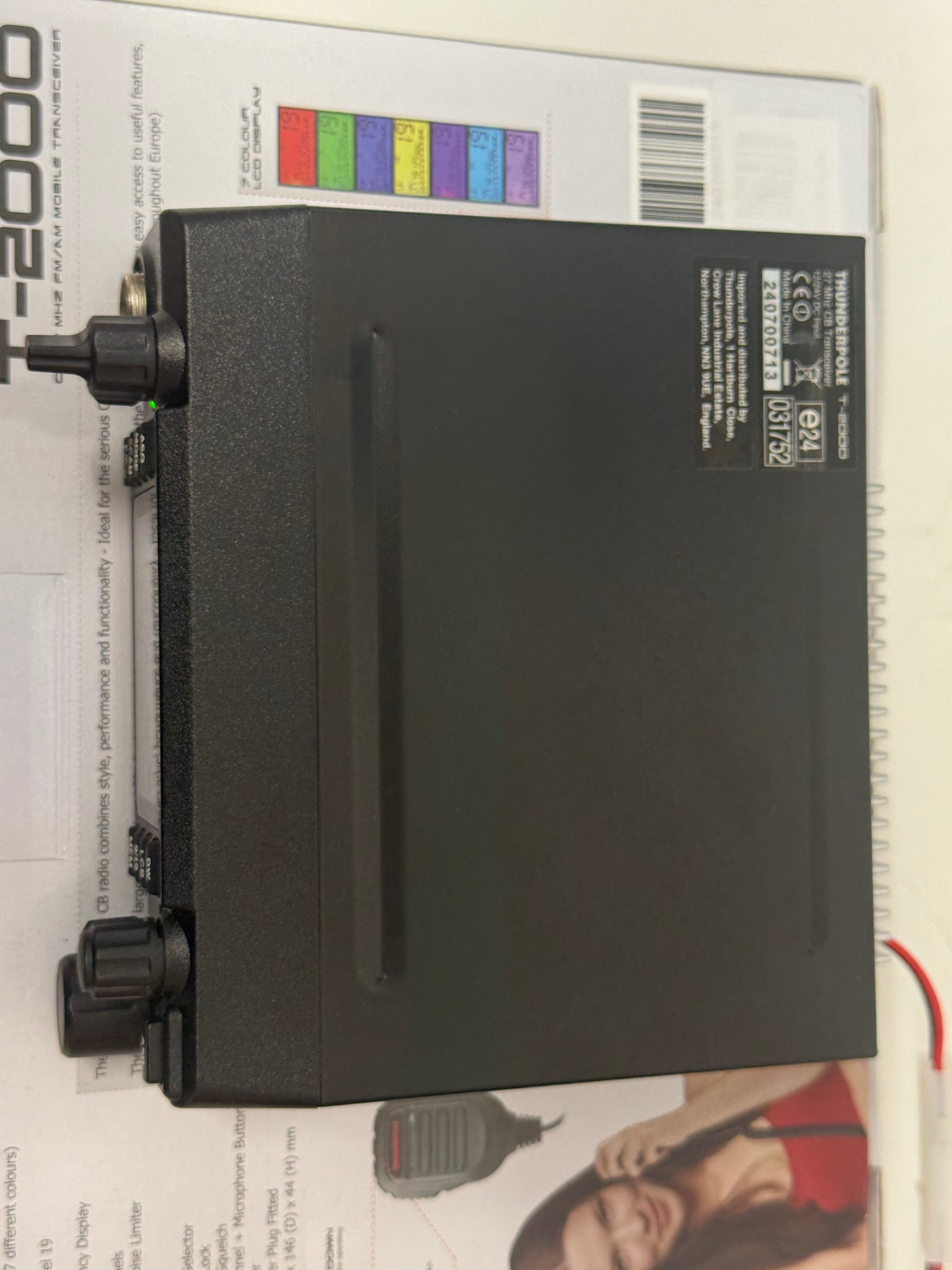 Used Thunderpole T‑2000 – AM/FM Mobile CB Radio Unit