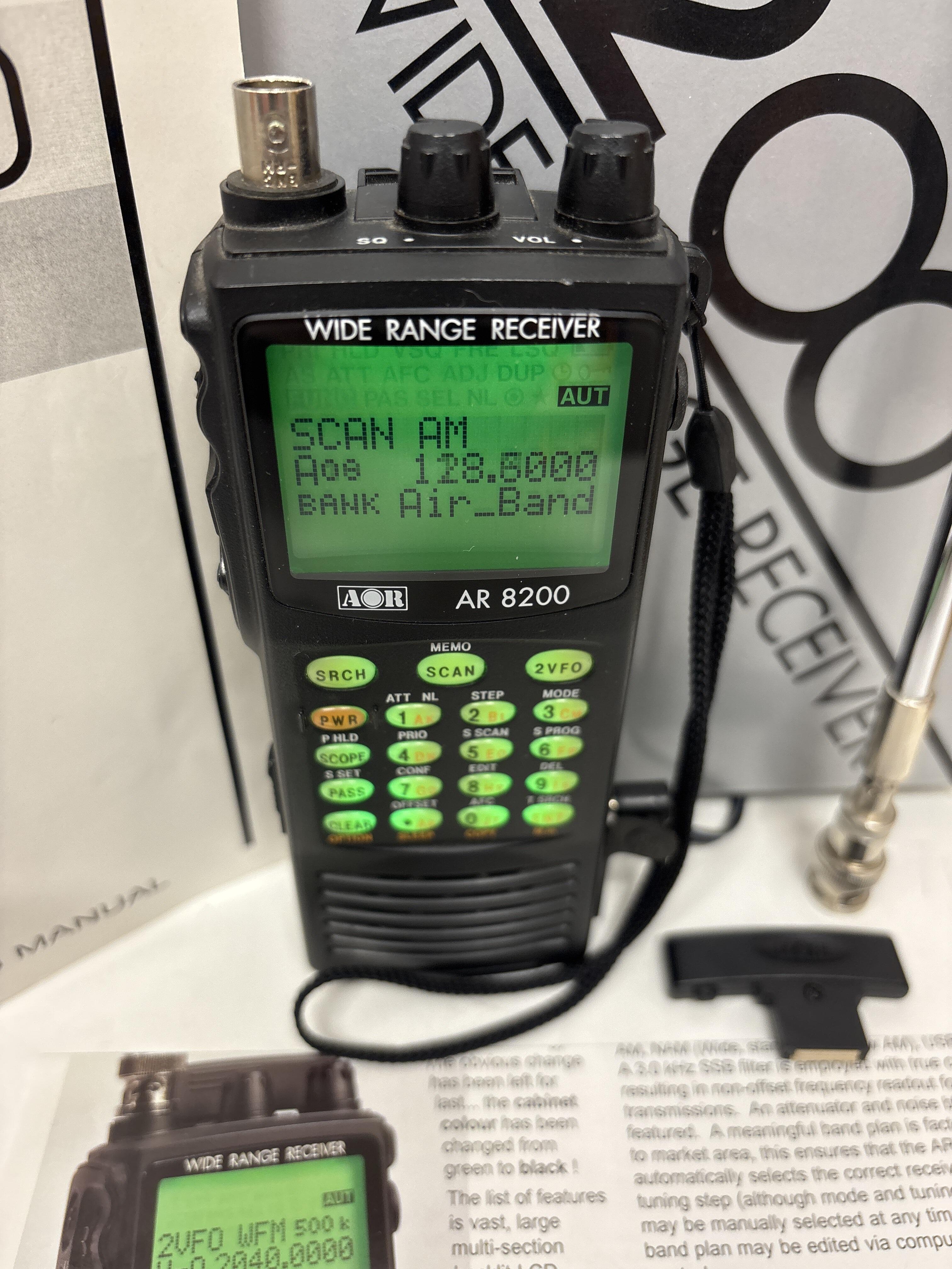 Second Hand AOR AR8200 Mark II B Wideband Receiver – Boxed