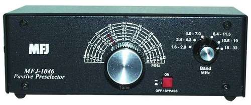 Mfj-1046 receiver passive preselector 1.6 - 33 mhz