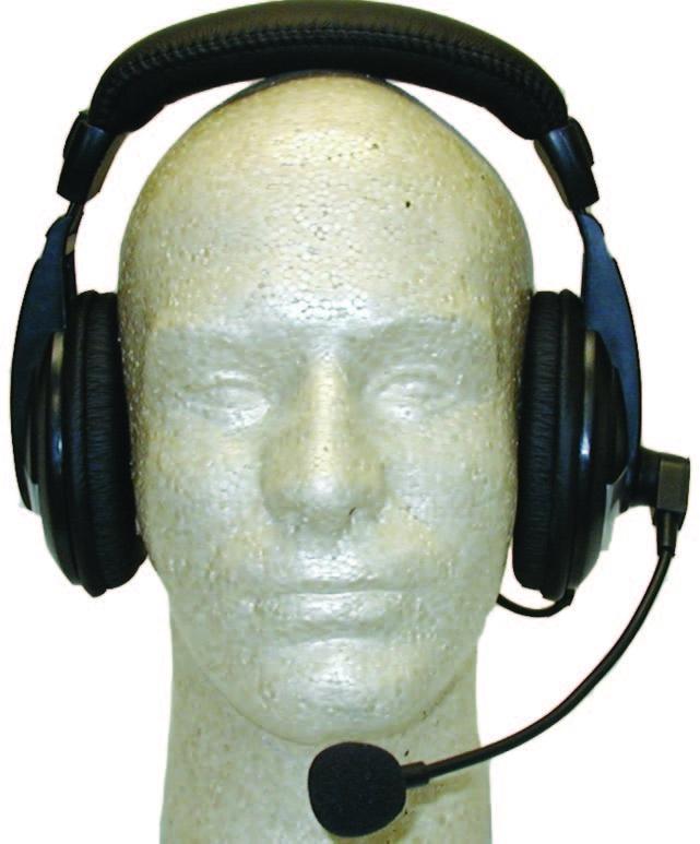 Mfj 393i Headphones With Boom Mic Wired For Icom